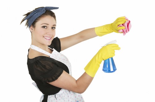 Cleaning stained hallway carpets in South West London