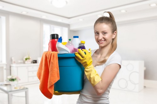 Deep carpet cleaning in a local SW18 property